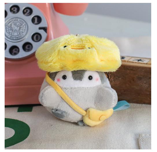 Koi Penguin Plush Doll Small Pendant Bag Pendant Charm Doll Keychain Toy Doll F28