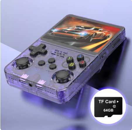 64G Memory Card Built-in 15000+ Game Game Card Support 10+ Emulators Game Memory Card for R36S Handheld Game Console