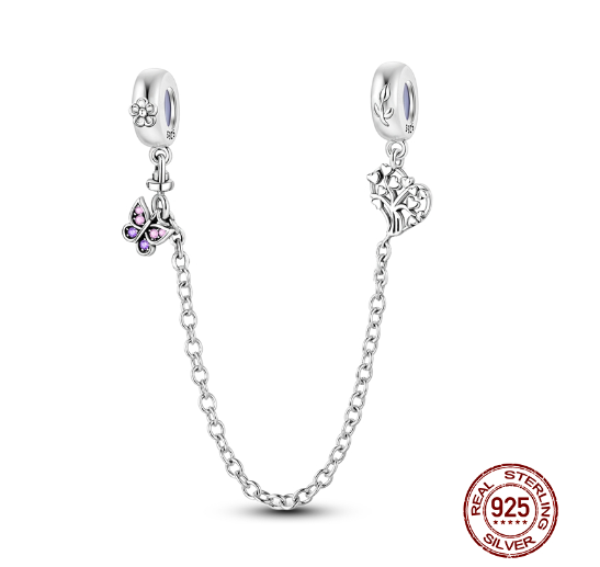 New Arrivals 925 Silver Life Tree Pendants Feather Planet Trunk Travel Girl Charms Beads Fit Original Pandora Charms Bracelet Women DIY Jewelry 0048