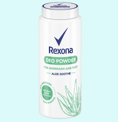REXONA 3-In-1 Deo Powder Aloe Soothe 80G