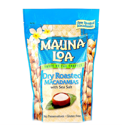 Mauna Loa Dry Roasted Macadamia With Sea Salt 283g