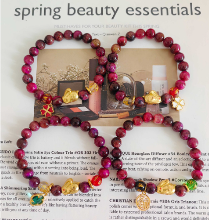 Magenta Rabbit 2023 Lucky Charm Bracelet