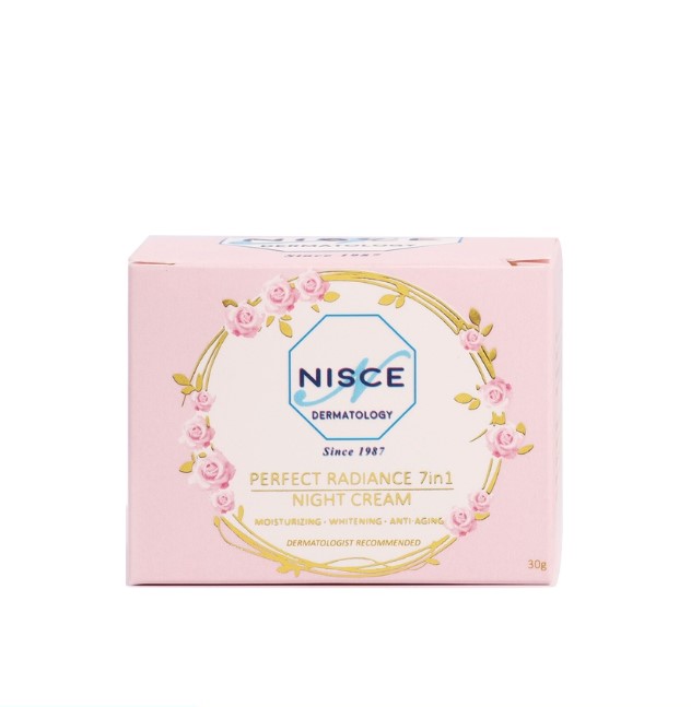 Nisce Skin Basics  Perfect Radiance 7 In 1 Whitening Night Cream 30G