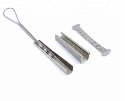 ZJW 5pcs FTTH Fiber Optic Drop P Clamp Suspension Wire Clamp Tensioner