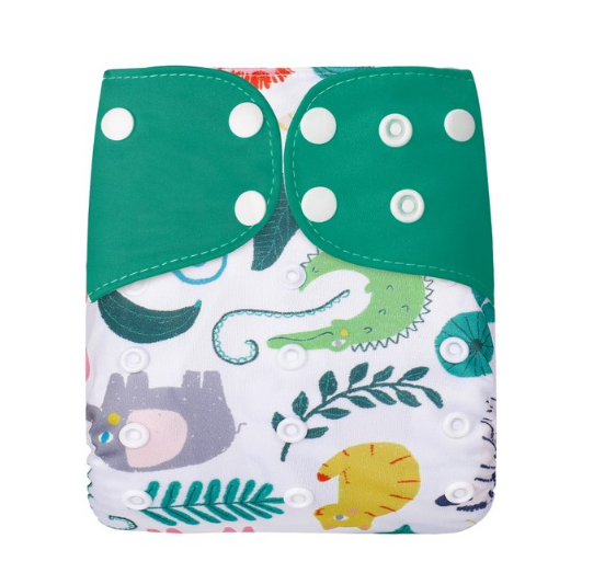 Ready Stocks Waterproof Reusable Digital Printed One Size Pocket Cloth Diaper CD28