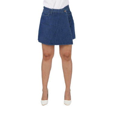 RRJ Ladies Basic Non-Denim Skort Trendy Fashion Skort for Women Mid Waist 152457 (Medium Shade)