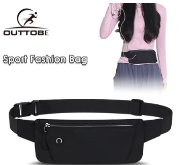 Outtobe Waist Bag For Men Running Belt Bag Body Bag Multi-Functional Fitness Bag Waterproof Waist Bag Wear-Resistant Waist Bag