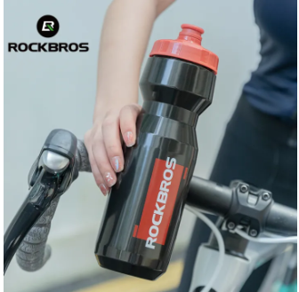 ROCKBROS 750ml Bike Water Bottle Cycling Climbing Hiking Kettle Outdoor Cycling Sports Travel Portable Safe Mountain Road Bike