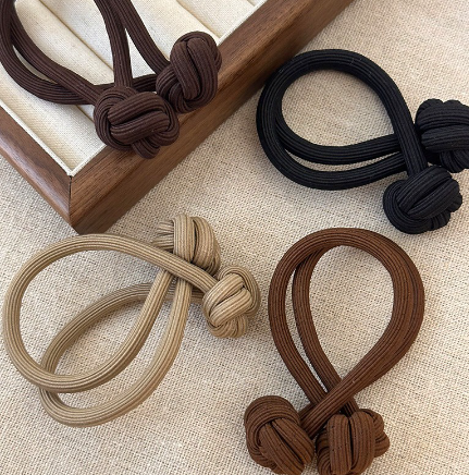 Chinese Style Winter Stretch Rubber Hair Bands Head Rope Scrunchie Hair Ties Hair Accessories  4.8  526 Ratings