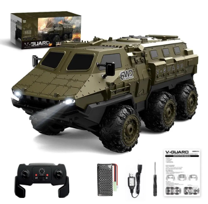 JIP 9510e Remote Control Military Truck 1:16 6wd 2.4ghz Army Truck High Speed 30km/h Rc Car Toys Gifts For Kids