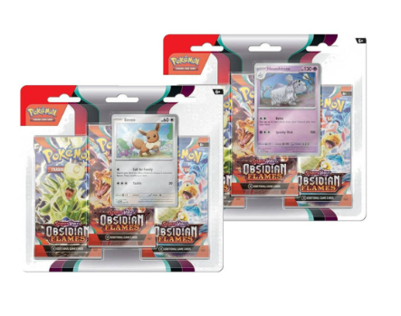 Pokemon SV3 Obsidian Flames 3 Blisters Trading Card Game