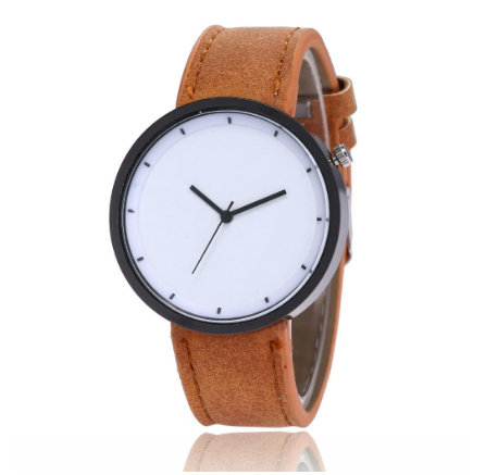 Korean Simple Casual Frosted Belt Watch Harajuku Mori Series Men's Watch Women's Quartz Student Couple Watch f1