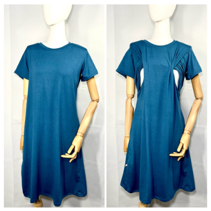 Maternity Breastfeeding dress  Nursing dress  Pregnant  Nursing wear  Lounge dress  Casual dress MBD11