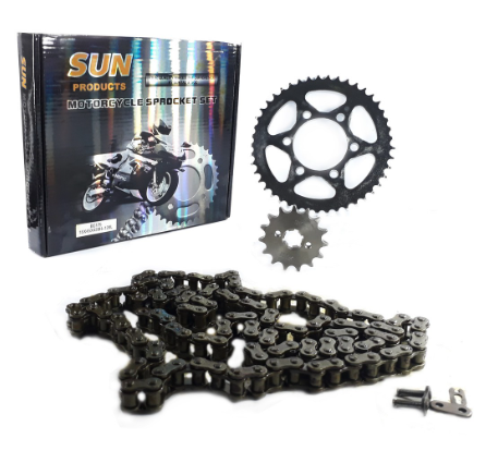 Sun Sprocket Set for Kawasaki Barako 175