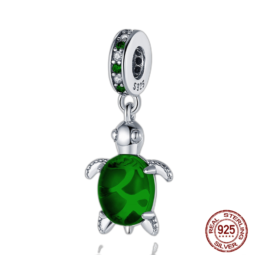 925 Sterling Silver Green Series Tree Cactus Avocado Pendant DIY Charm Beads Fit Original Pandora Charms Bracelet Women Jewelry D27