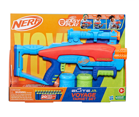 Nerf Elite Jr. Voyage Target Set Blaster