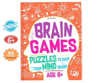 Whiz Kidsz Brain Games 6+, Books for Kids