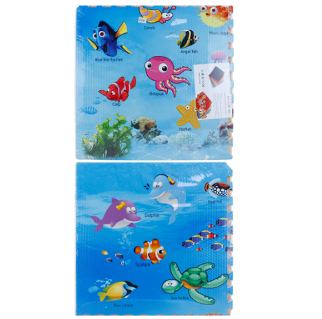 Novo Puzzle Mat - Sea Creatures Play Mats For Kids Crawling Toddlers 4PCS PMR2023