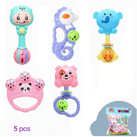 Rattle baby sleeping artifact newborn soothing toy 0-6-12 months infants and toddlers puzzle