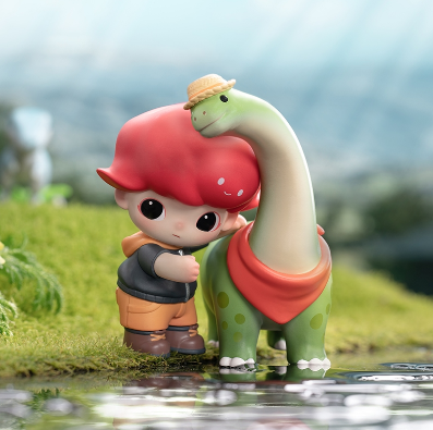 POP MART DIMOO Jurassic World Series Blind Box Action Toys Figure Birthday Gift Kid Toy