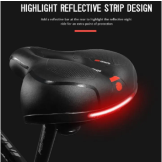 Soft Bicycle Seat Big Butt Saddle Bicycle Foam Saddle Mountain Bike Seat Shock Absorber