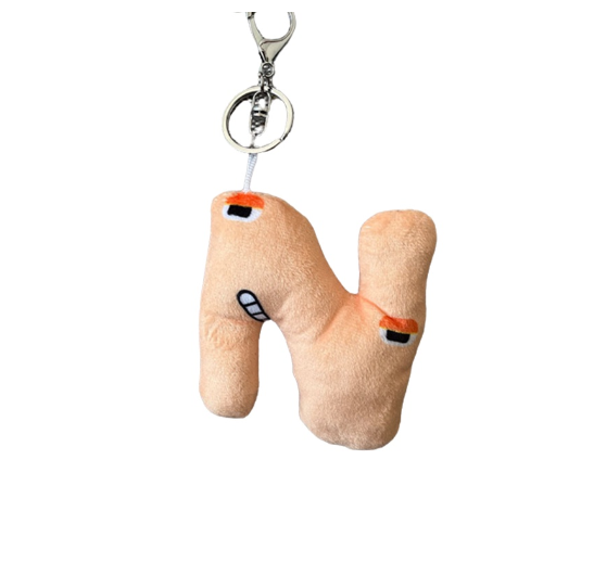 10cm Alphabet Lore Plush Pendant Doll Baby Educational Toy Home Decor Xmas Gift N