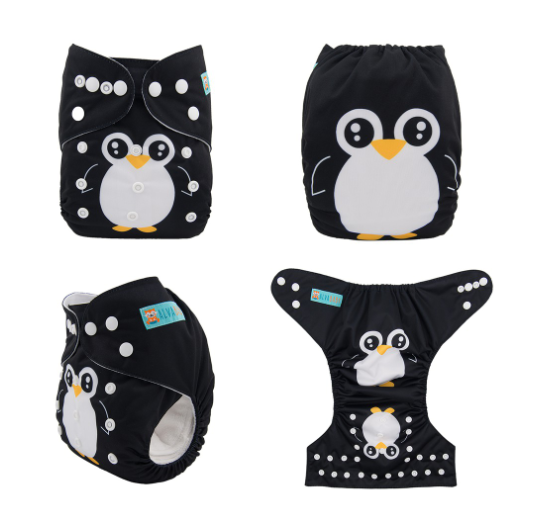 Alva Baby Cloth Diapers Washable Reusable Real Cloth Pocket Nappy Diaper Only D41