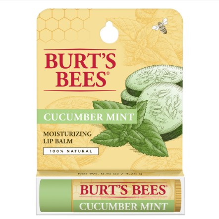 Burts Bees Cucumber Mint Moisturizing Lip Balm 4.25G