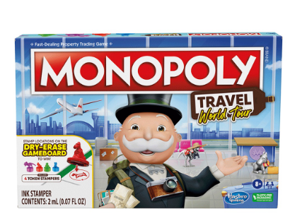 Hasbro Gaming Monopoly Travel World Tour Board Game