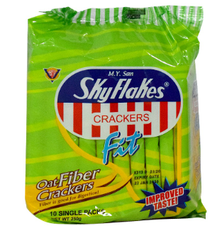 Skyflakes Fit Crackers Oat Fiber 25g x 10s