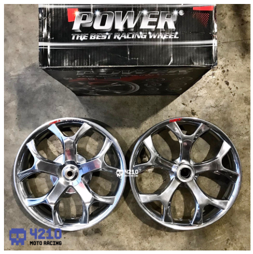 POWER MAGS BLADE MILLENIUM For YAMAHA MIO SPORTY/FINO (CHROME)