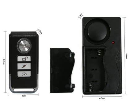 113dB Anti-Theft Bicycle Motorcycle Alarm Wireless Security Vibration Motion Sensor Car Alarm Waterproof Bike Alarm with Remote