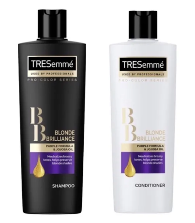 Tresemme Blonde Brilliance Shampoo and Conditioner 300ml (Bundle of 2)