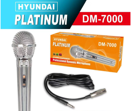 DM-7000 HYPE CAPDIOD PROFESSIONAL DYNAMIC KARAOKE WIRE MICROPHONE