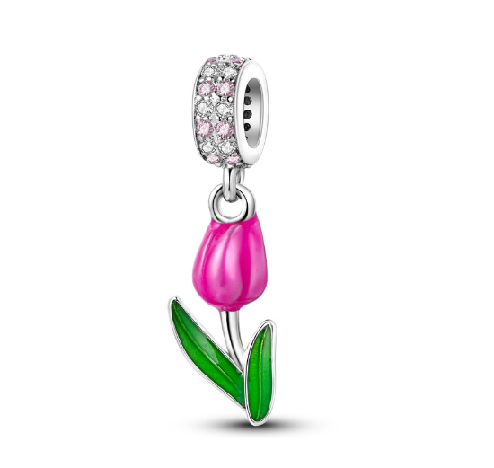 S925 Silver Charm Gorgeous Firework Beads Suitable For Pandora Bracelet Necklace Exquisite Bricolage Jewelry d29