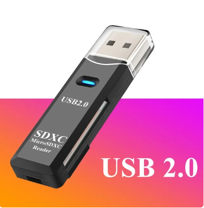 FONKEN USB Card Reader Micro SD TF Memory Card OTG Adapter PC Laptop Extension Converter Mobile Phone Card Reader Rider USB 2.0