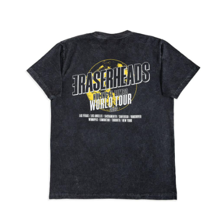 TEAM MANILA X EHEADS WASHED TSHIRT BLACK
