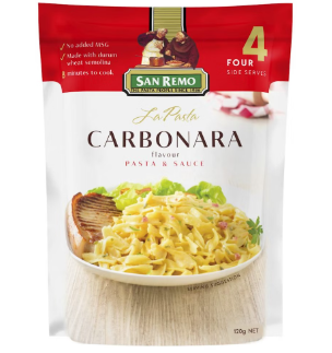 San Remo La Pasta Carbonara Flavor 120g