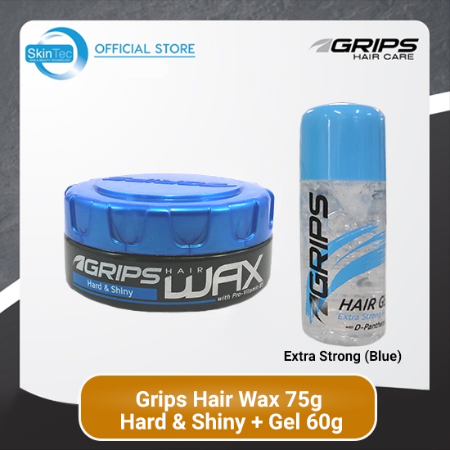 Grips Hair Wax Hard and Shiny (75g) & 1 pc Grips Hair Gel 60g