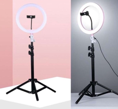 Selfie LED Ring Light Photo Studio Photography Dimmable w/ Tripod Stand