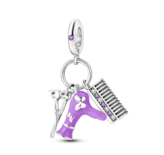 25 Sterling Silver Dog Bone Charm Suitable For Pandora Bracelet DIY 0036
