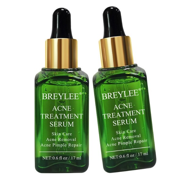 Breylee 2Pcs Acne Treatment Serum Anti Acne Scar Removal Cream Whitening Repair Pimple 17ml