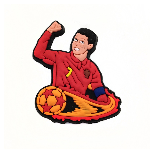 Cute Football Trophy Crocs Accessories World Cup Jibits Charm Soccer Sport Croc Jibbits for Kids Shoe Charms Pins Decoration F6