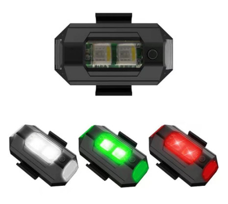 Multicolor Bicycle Charging flashlight aircraft frequency flash light indicator