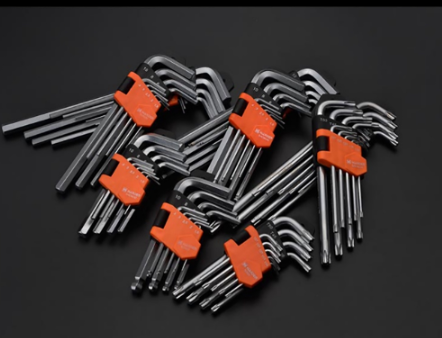 Harden 540607 9Pcs Extra Long Torx Key Wrench Set (Professional) Chrome Vanadium