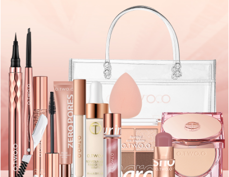 O.TWO.O 12pcs Full Makeup Set BB Cream+Concealer+Face Powder+Sponge+ Eyeshadow