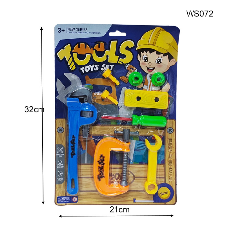 Plastic Building Tool Kits Set Kids Diy Construction Educational Toys randomly given