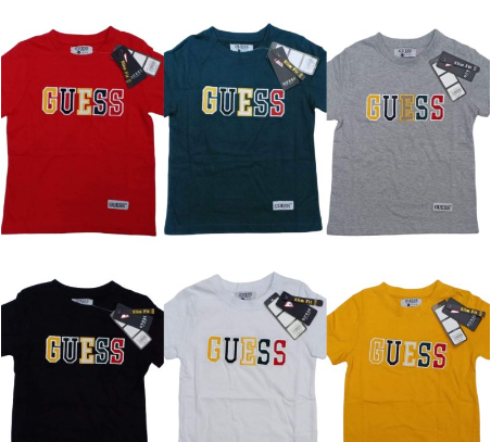 Guess Shirt For Kids 4 to 12 yrs. old