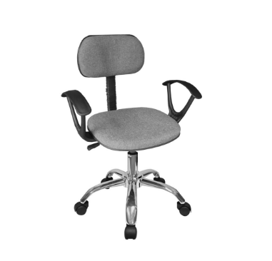 Ergodynamic OCA-101C ARM Staff Office Chair Furniture with Armrest, Chrome Base Computer Chair