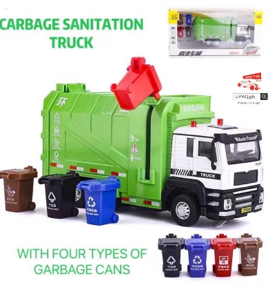 CARBAGE SANITATION TRUCK 1:50 ALLOY DIE CAST CAR MODEL 50073